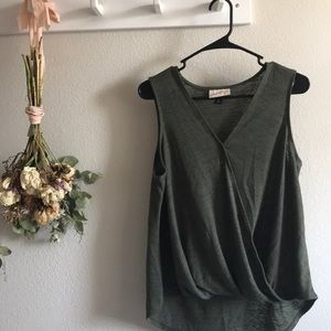 Dark green wrap tank!